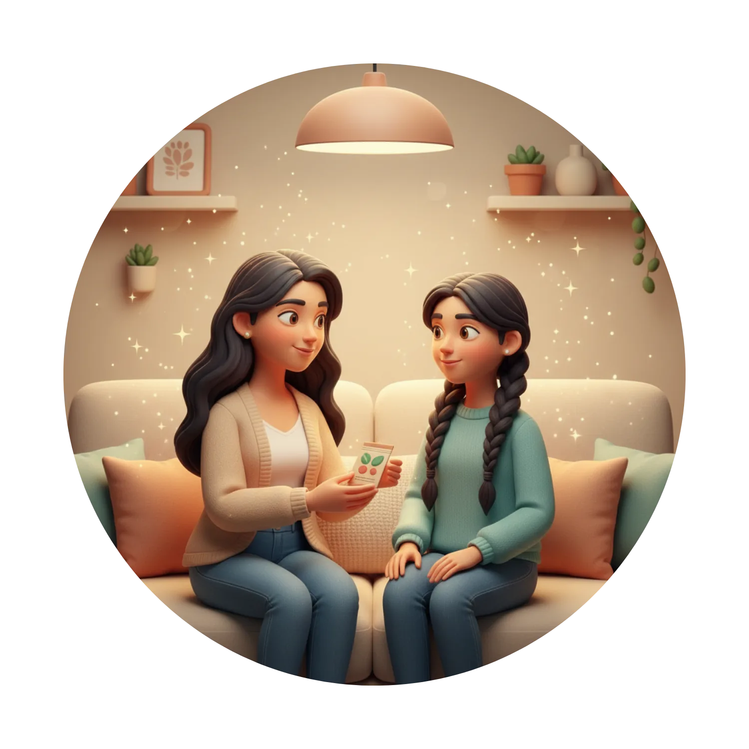 Parent and young person beginning their strengths-first journey.